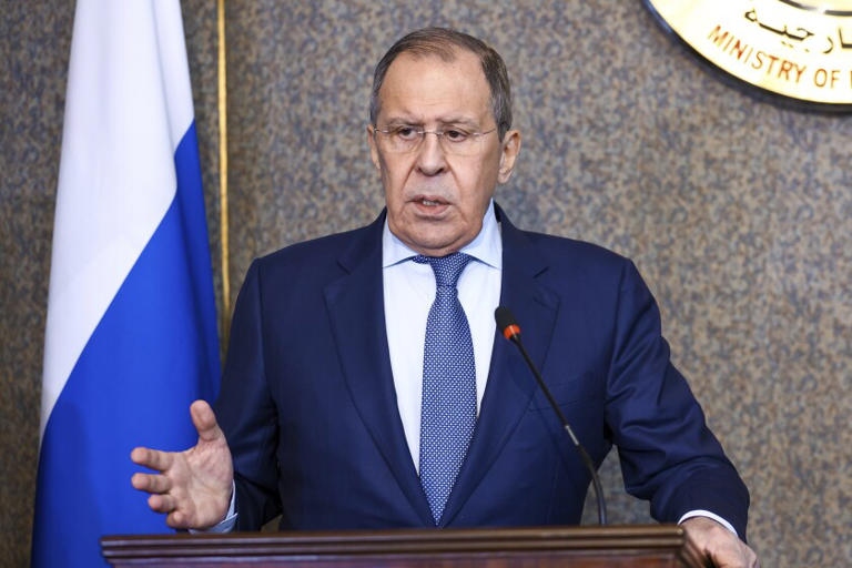 Ngoại trưởng Nga Sergei Lavrov. Ảnh: AP