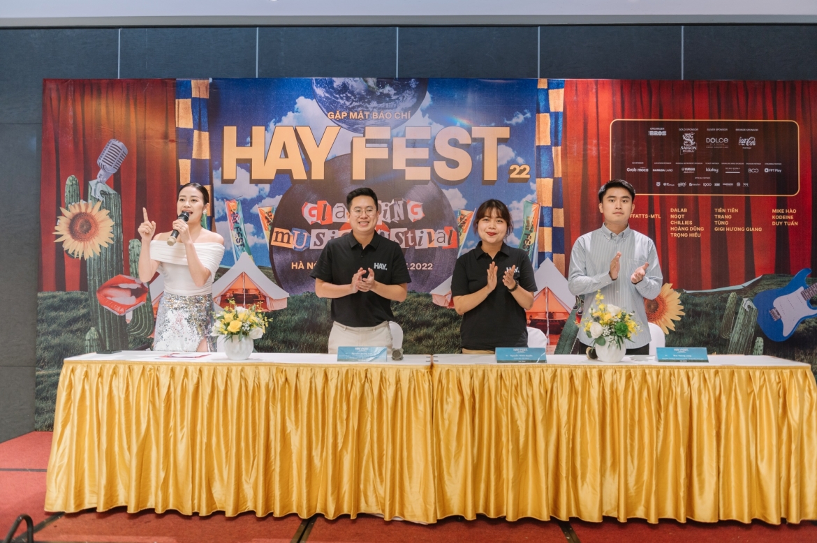 Mùa hè năm 2022, HAY Glamping Music Festival là một trong những lễ hội âm nhạc hoành tráng nhất sẽ được tổ chức vào ngày 6/8 tại Công viên Yên Sở - Hà Nội.