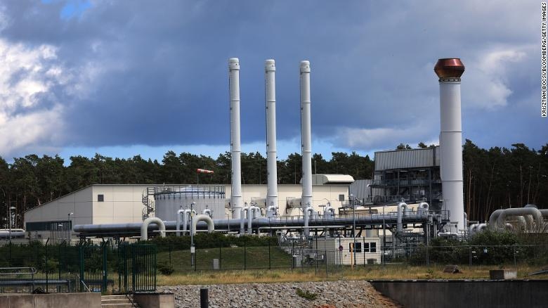 Trạm nén khí của đường ống Dòng chảy phương Bắc 1 tại Lubmin, Đức. Ảnh: CNN