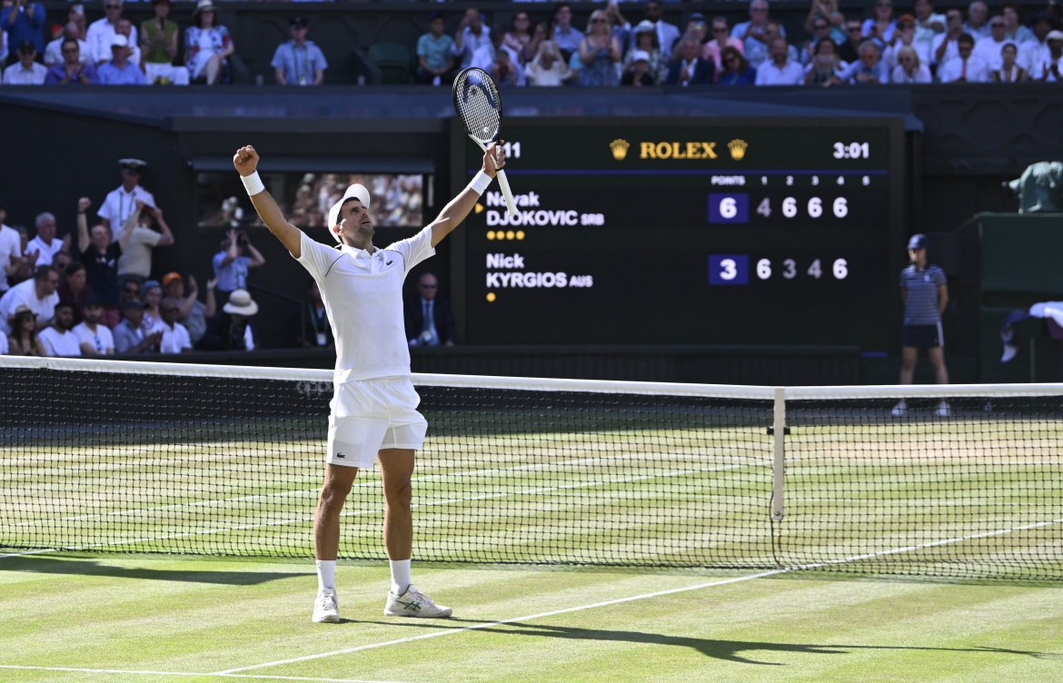 Đây là chiến thắng đầu tiên của Novak Djokovic sau 3 lần đối đầu với Nick Kyrgios.