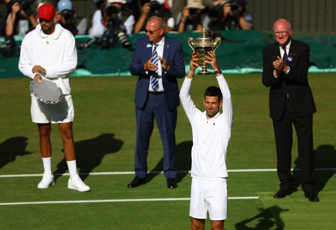 Đây là chức vô địch Wimbledon thứ 7 trong sự nghiệp và thứ 4 liên tiếp của Novak Djokovic (2011, 2014, 2015, 2018, 2019, 2021, 2022).