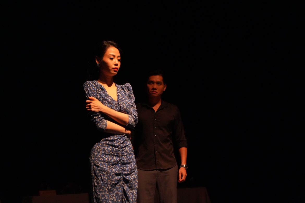 Một phân cảnh trong vở kịch "Hedda Gabler".
