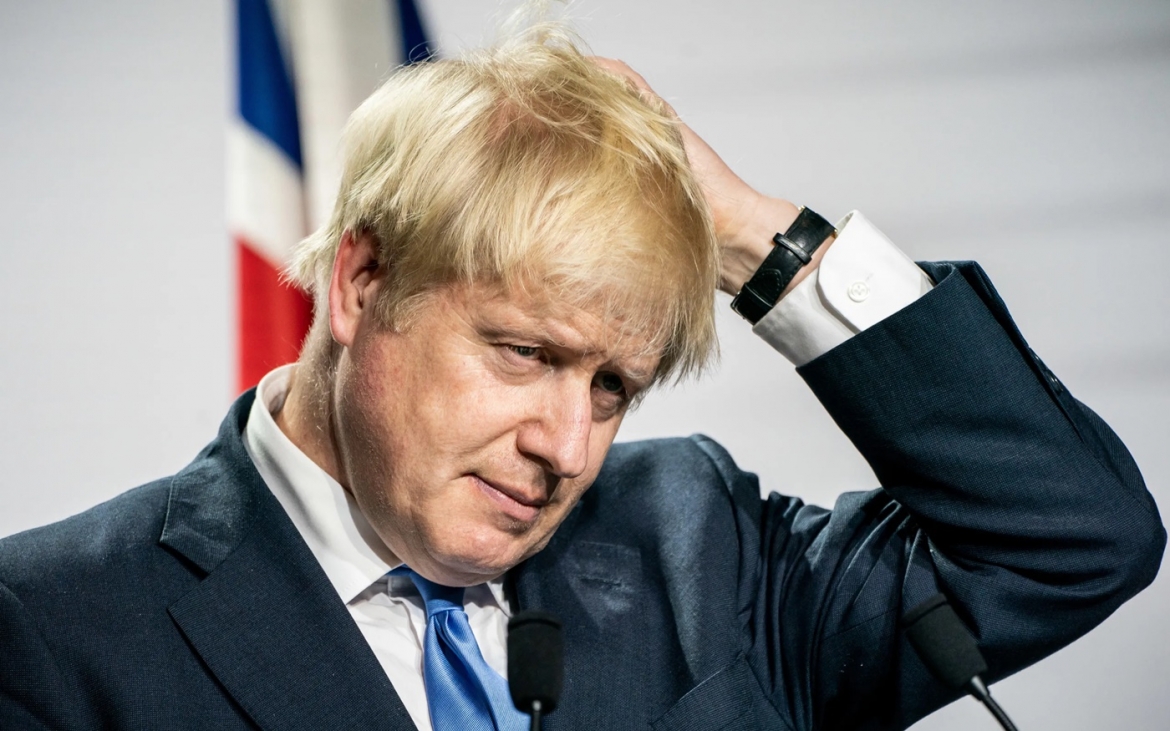 Thủ tướng Anh Johnson. Ảnh: New Yorker.