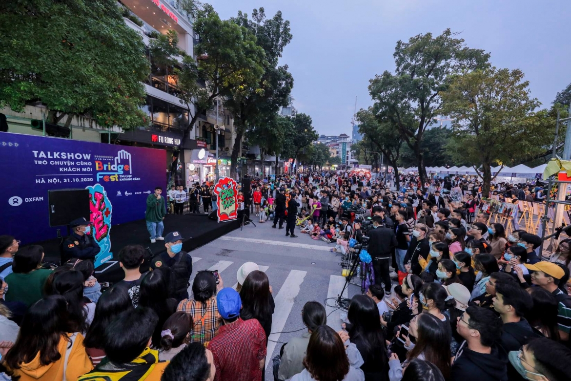 Lễ hội âm nhạc BridgeFest được tổ chức nhiều lần tại Hà Nội. Nguồn: FB BridgeFest 2022