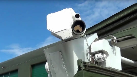 Hệ thống laser Peresvet. Ảnh: Sputnik / Bộ Quốc phòng Nga