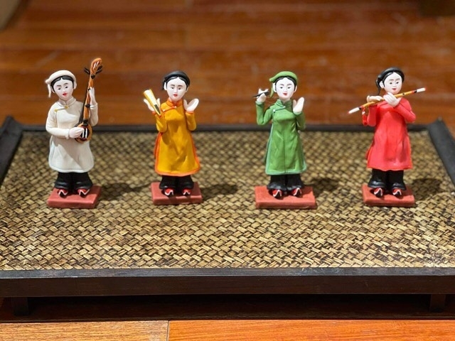 Sản phẩm tò he do nghệ nhân Đặng Văn Hậu sáng tạo.