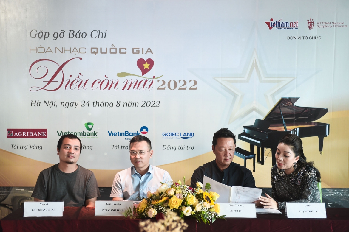 Họp báo Hòa nhạc quốc gia Điều còn mãi 2022