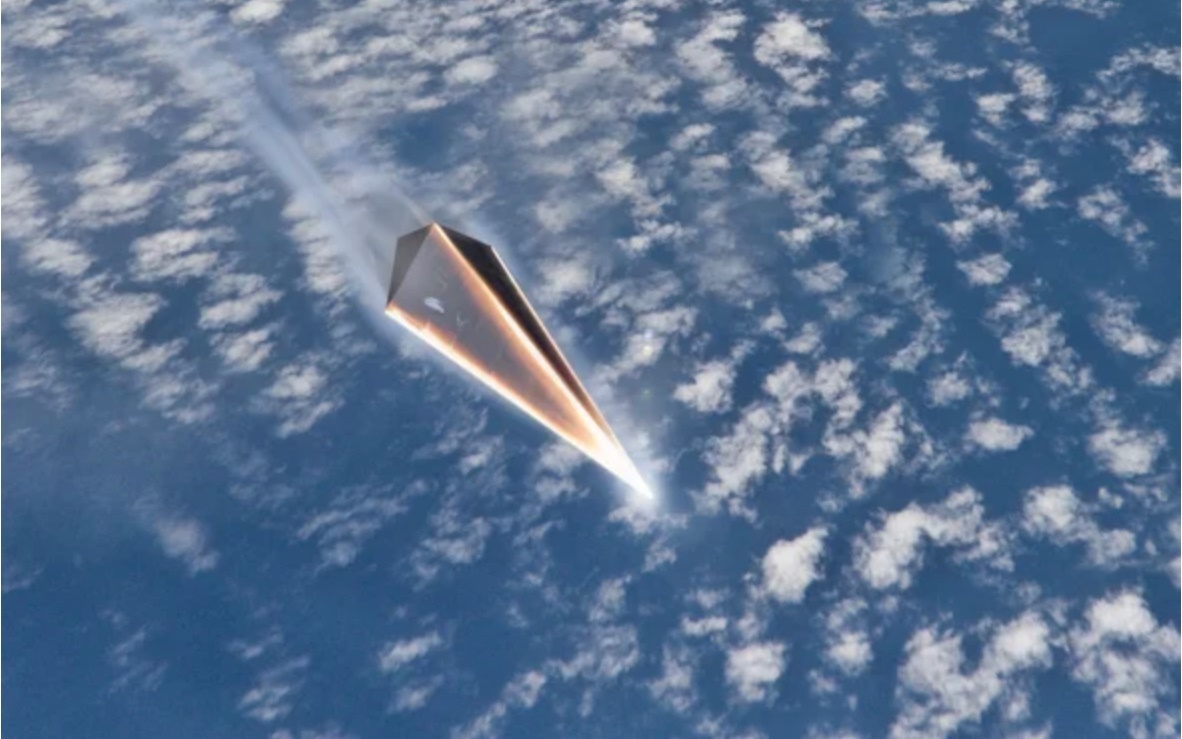 Minh họa về tên lửa siêu thanh. Đồ họa: Darpa.