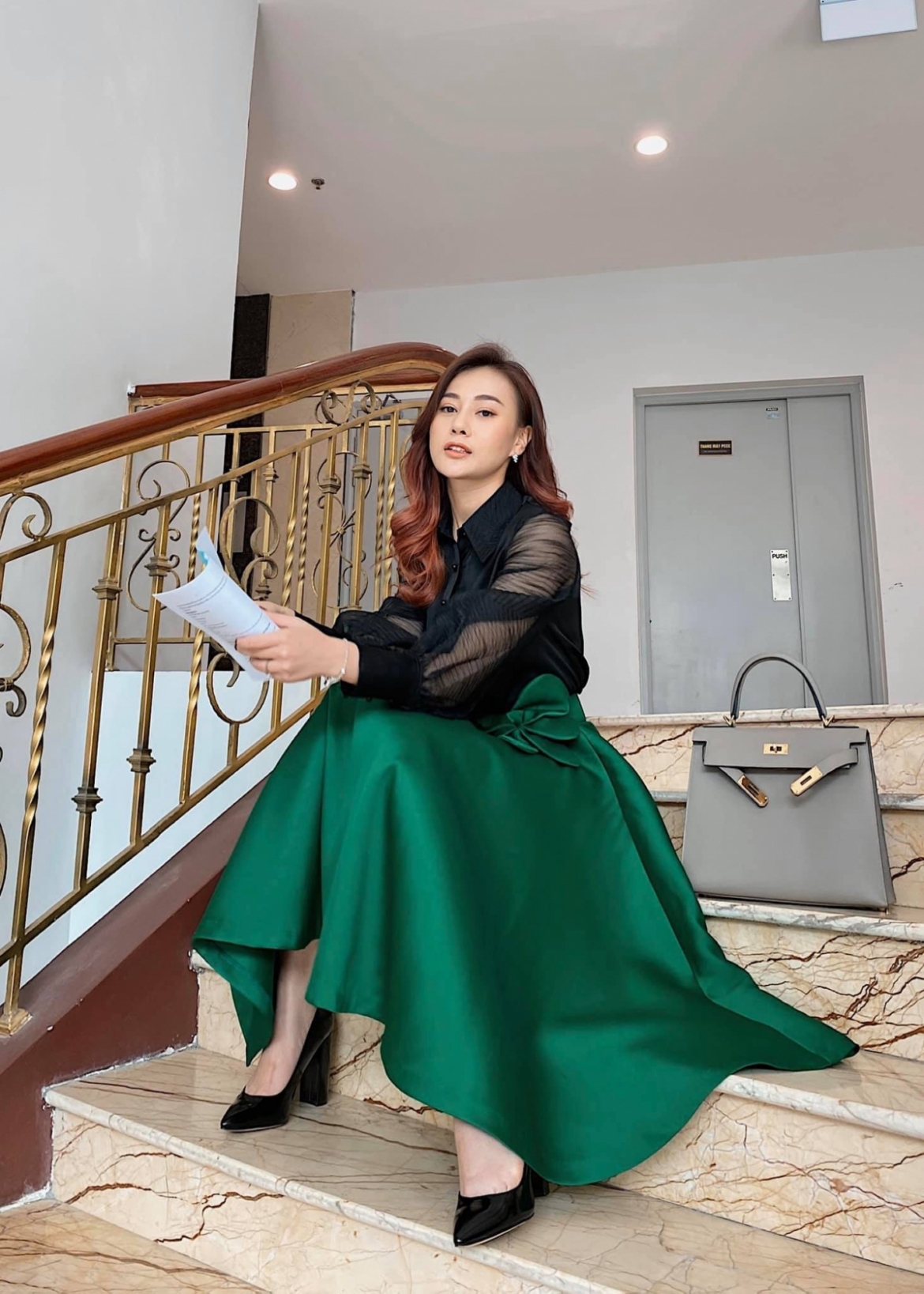 Tạo hình sang chảnh của Phương Oanh trong "Lựa chọn số phận".