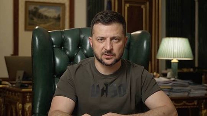 Tổng thống Ukraine Zelensky. Ảnh: Twitter.