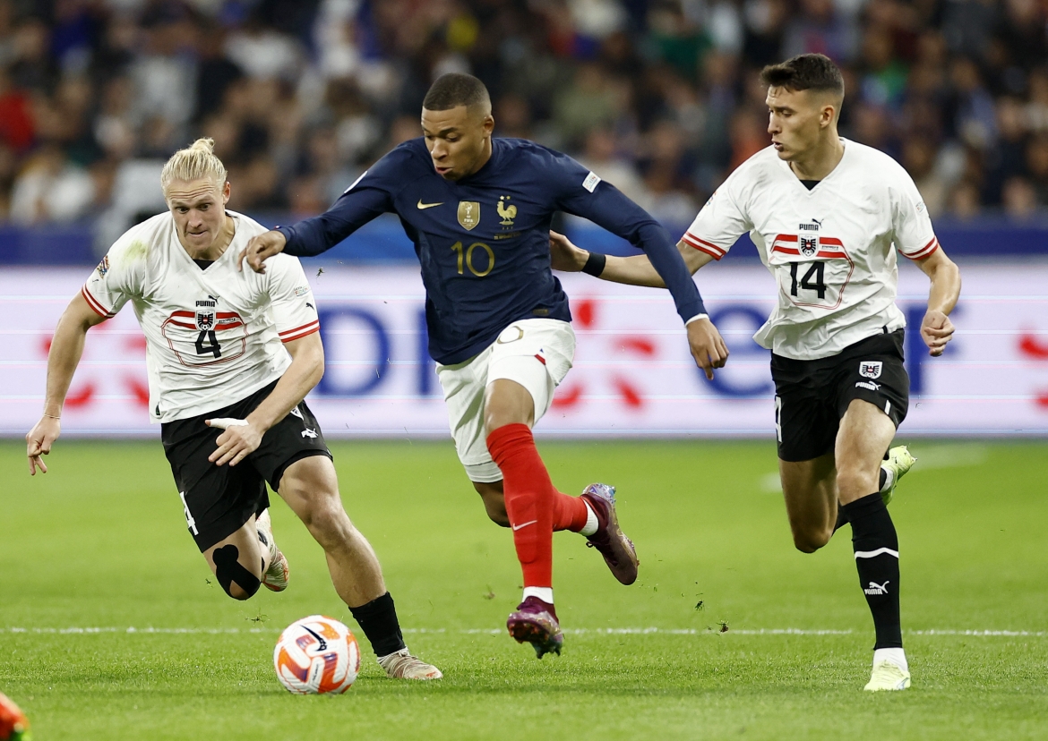 Mbappe ghi bàn đẹp mắt giúp ĐT Pháp thắng ĐT Áo 2-0. (Ảnh: Reuters). 