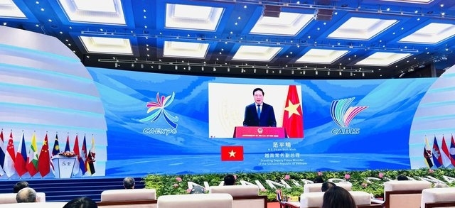 Phó Thủ tướng Thường trực Phạm Bình Minh phát biểu tại Lễ khai mạc. (Ảnh: BNG)