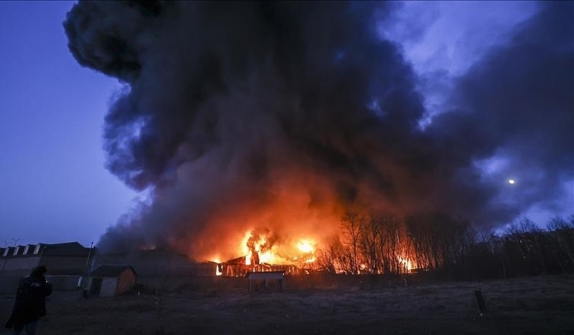 Chiến trường Ukraine. Ảnh: Anodolu.