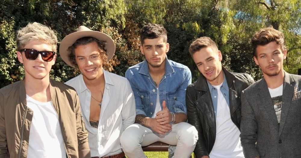 Nhóm nhạc One Direction nổi tiếng một thời.