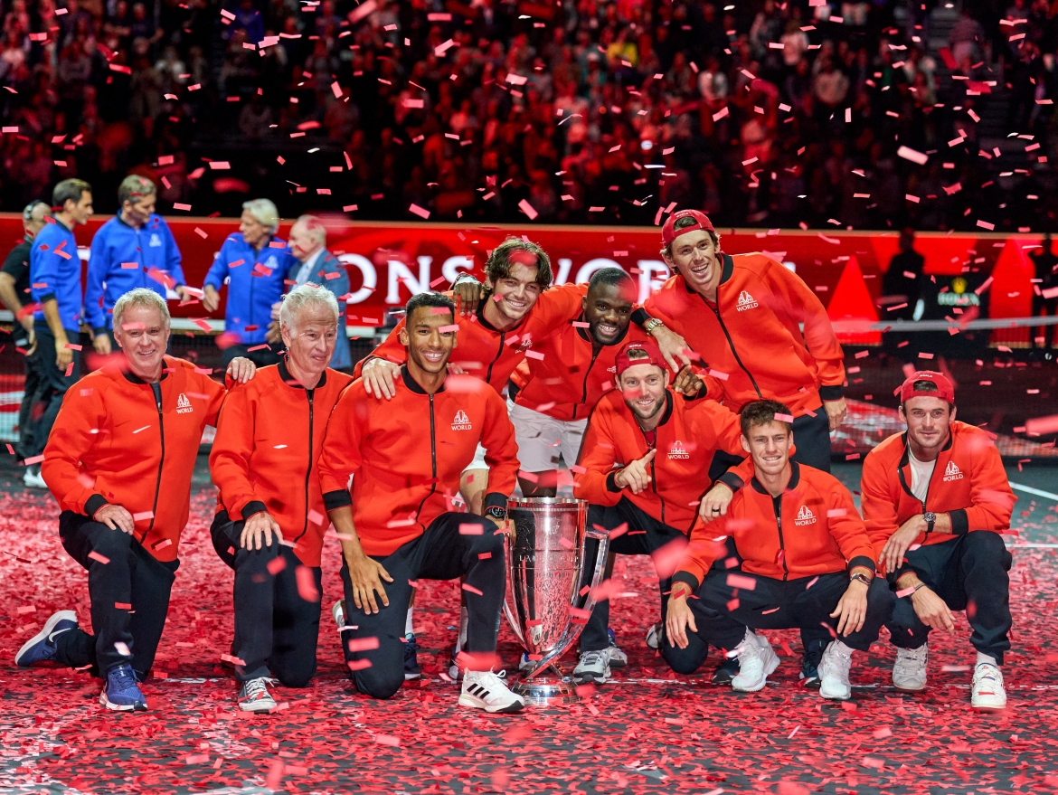 Đội tuyển thế giới lần đầu vô địch Laver Cup kể từ khi giải đấu được tổ chức vào năm 2017.