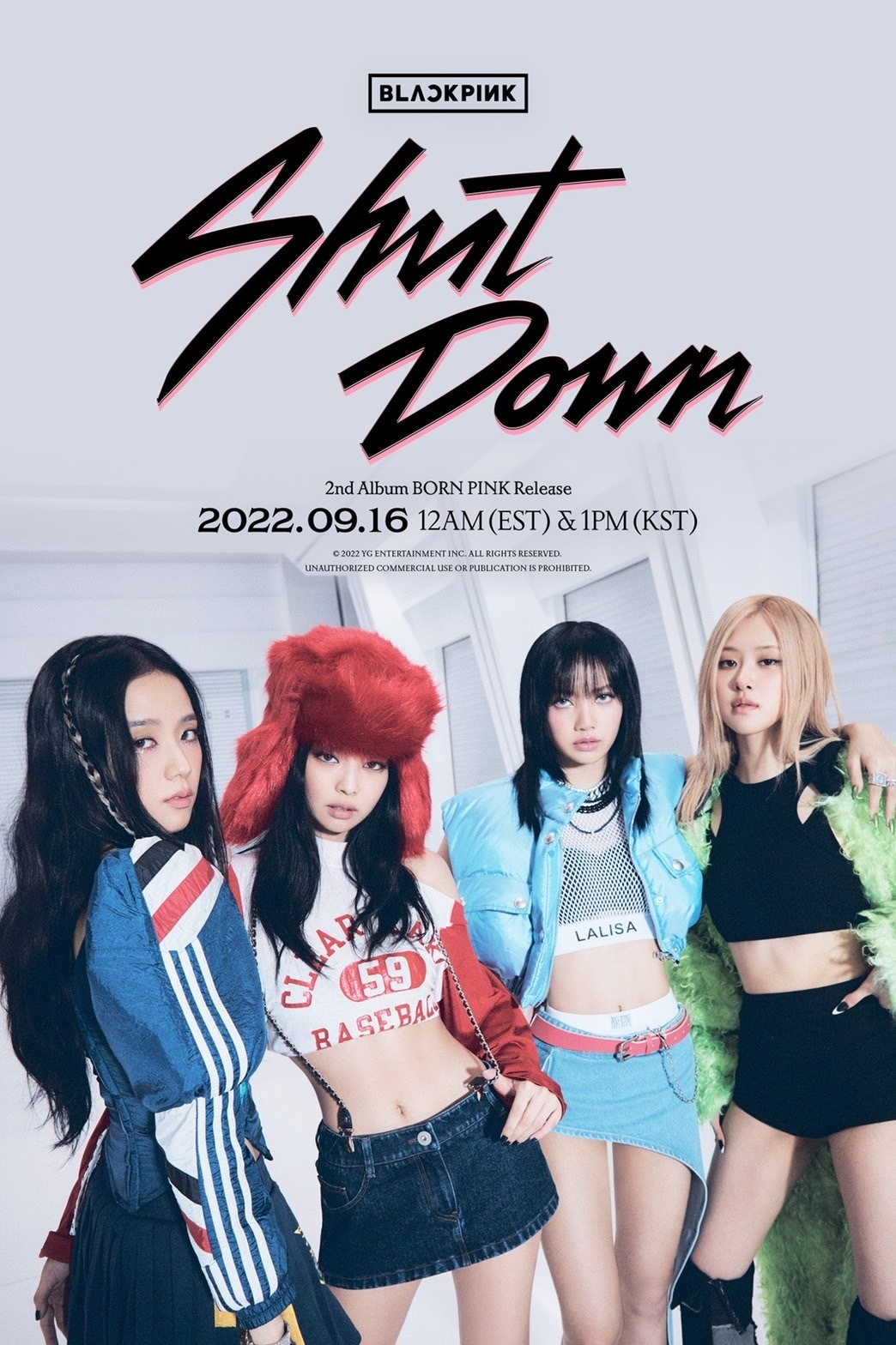Ca khúc chủ đề của album "Born Pink" được hé lộ mang tên "Shut down".