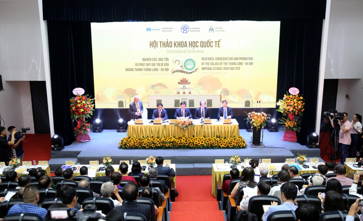 Hội thảo khoa học quốc tế: “20 năm nghiên cứu, bảo tồn và phát huy giá trị Di sản Hoàng thành Thăng Long - Hà Nội"