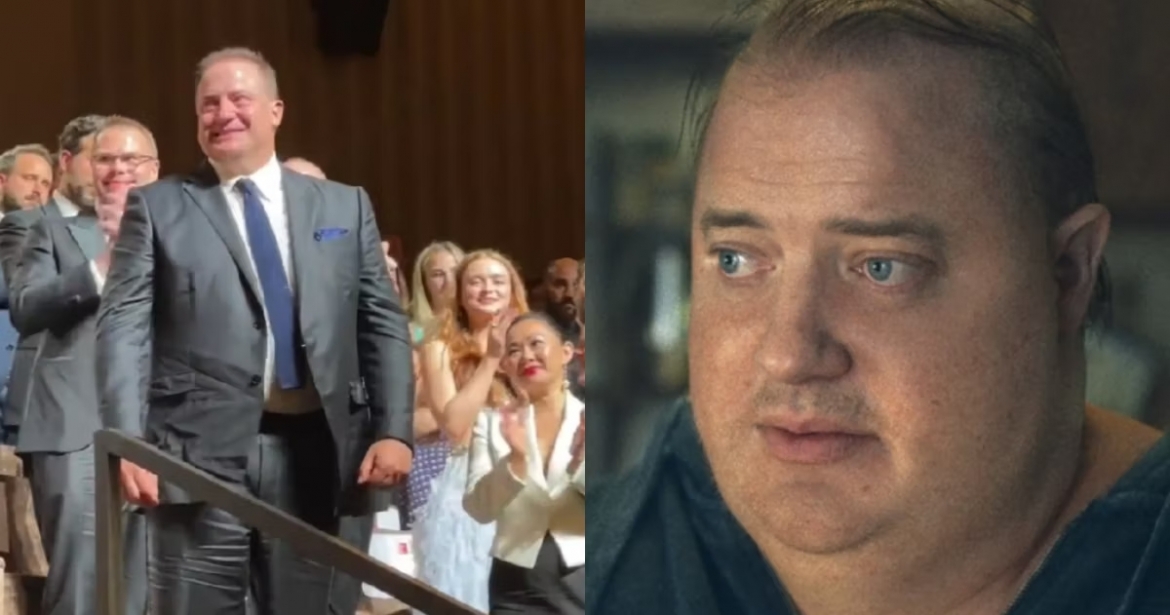 Tài tử Brendan Fraser khóc nức nở khi nhận tràng vỗ tay dài 6 phút tại LHP Venice 2022. 