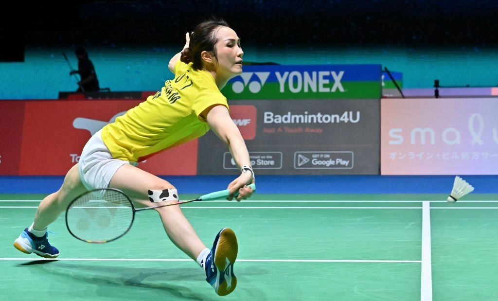 Vũ Thị Trang thắng sốc tay vợt Nhật Bản ở giải cầu lông Vietnam Open. (Ảnh: Getty).