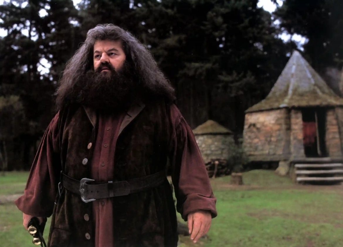 Sau phần đầu tiên của loạt phim là "Harry Potter và Hòn đá phù thủy" (2001), tên tuổi của Robbie Coltrane được biết đến trên toàn thế giới với nhân vật Hagrid. Nguồn: Warner Bros/www.ronaldgrantarchive.com