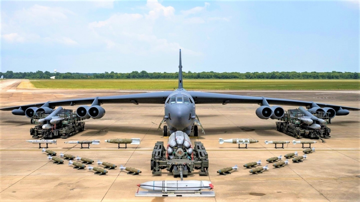 Chiếc B-52H tại căn cứ Không quân Barksdale, Louisiana. Nguồn: thedrive.com