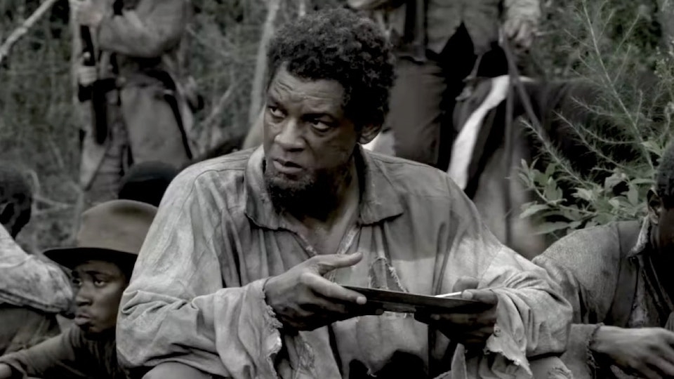 Trong phim Will Smith vào vai nô lệ "Ropped Peter".