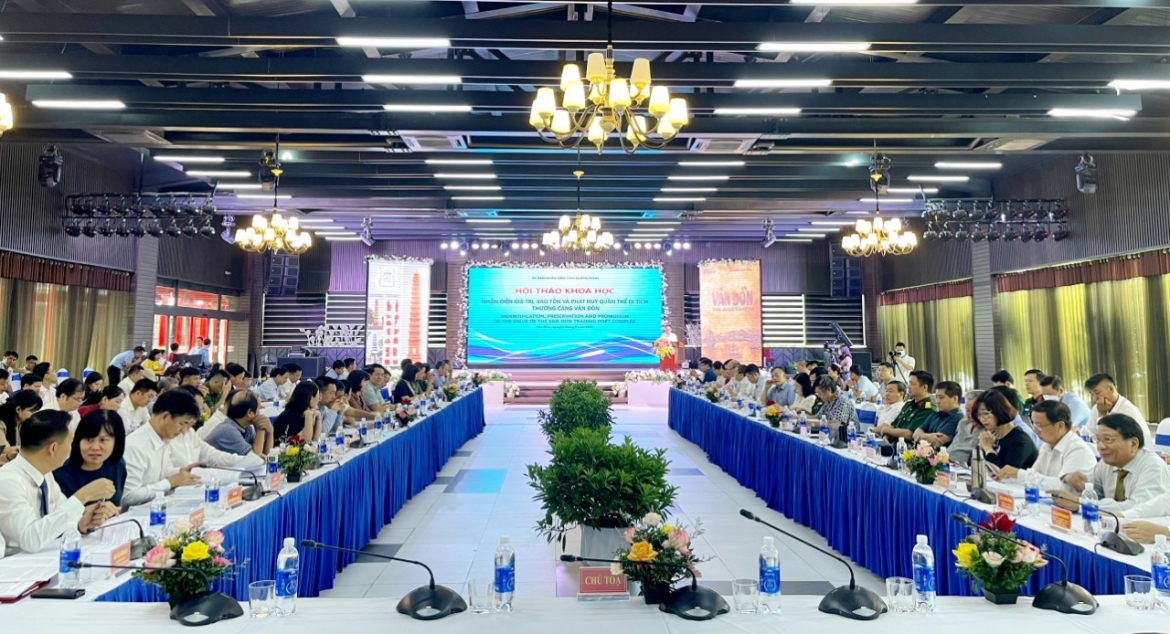 Quảng Ninh tổ chức hội thảo khoa học về nhận diện các giá trị của thương cảng Vân Đồn, với mong muốn bổ sung các cơ sở khoa học để có chiến lực trong bảo tồn và phát huy giá trị của thương cảng Vân Đồn.