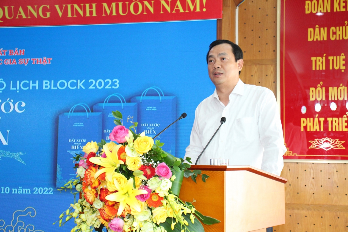 Ông Nguyễn Trùng Khánh, Tổng Cục trưởng Tổng cục Du lịch Việt Nam phát biểu.