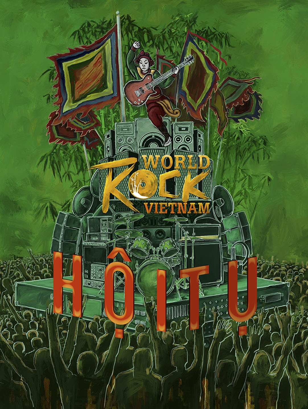 Lễ hội nhạc Rock quốc tế "Hội tụ" - World Rock Vietnam sẽ diễn ra vào tối 10/12 tại mặt chính Dinh Thống Nhất, TP.HCM.
