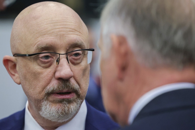 Bộ trưởng Quốc phòng Ukraine Oleksii Reznikov. Ảnh: AP