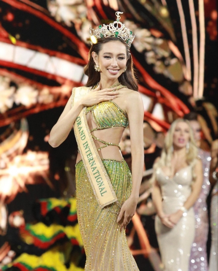 Thuỳ Tiên từng "gây bão" khi đăng quang Miss Grand International 2021.