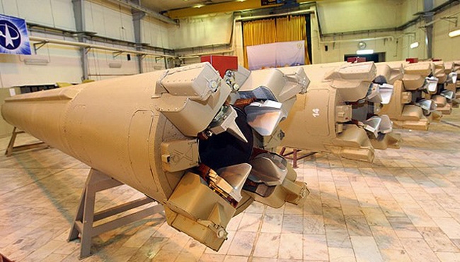 Tên lửa Qiam-1 của Iran. (Ảnh: FARC)