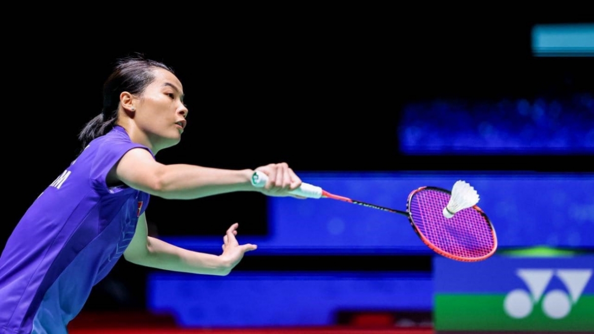 Tay vợt Nguyễn Thuỳ Linh. (Ảnh: FBNV)