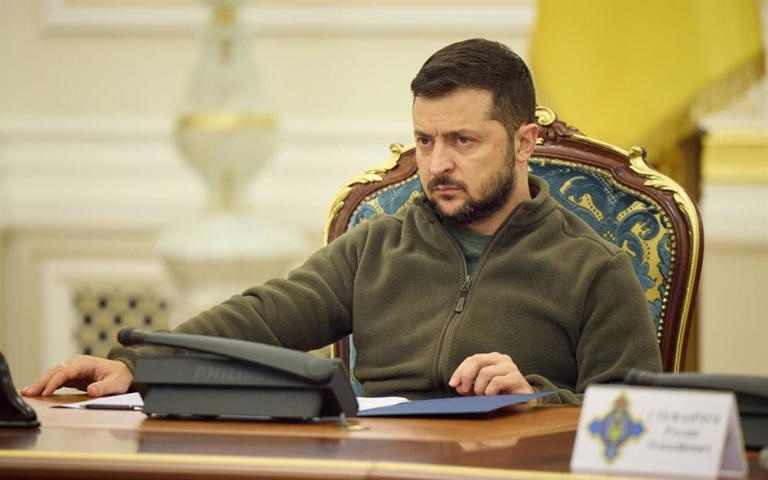 Tổng thống Ukraine Zelensky. Ảnh: DPA.