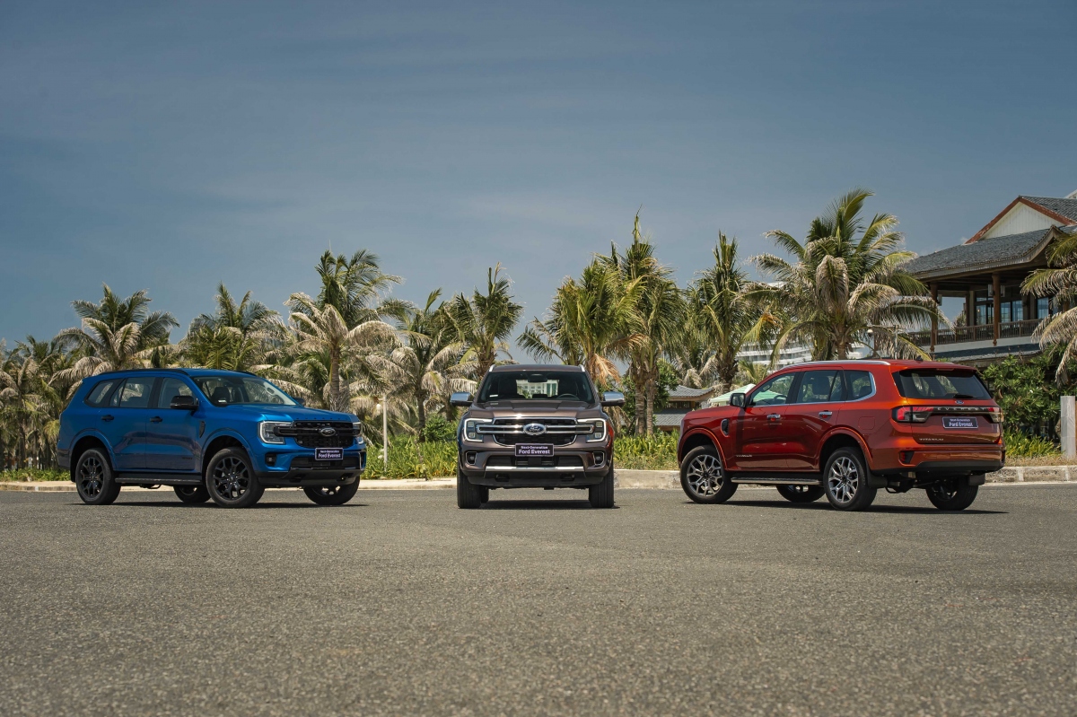 Ford Everest ghi nhận 13.056 xe trong năm 2025