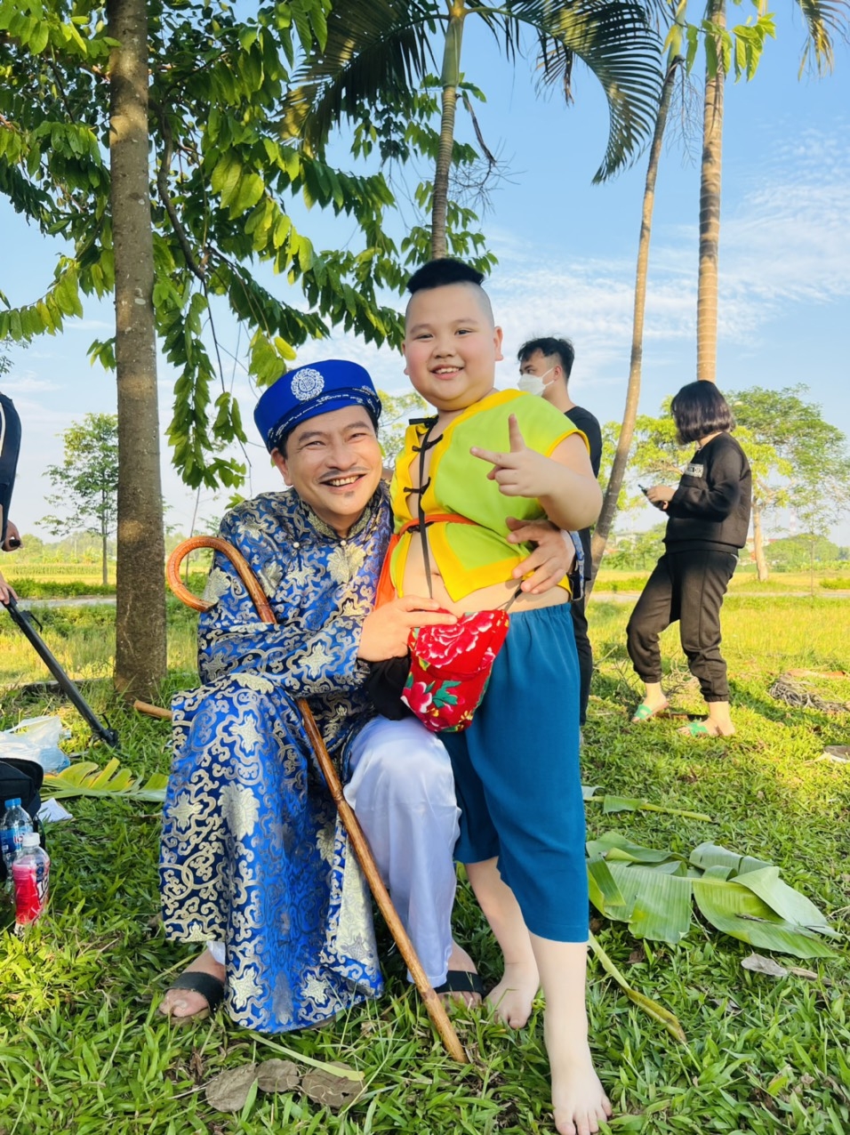 NSND Quốc Anh cho biết anh nhận lời tham gia vì đây là bộ phim hướng các cháu thuộc thế hệ trẻ về những câu chuyện dân gian và điều đó rất hay, rất cần thiết.