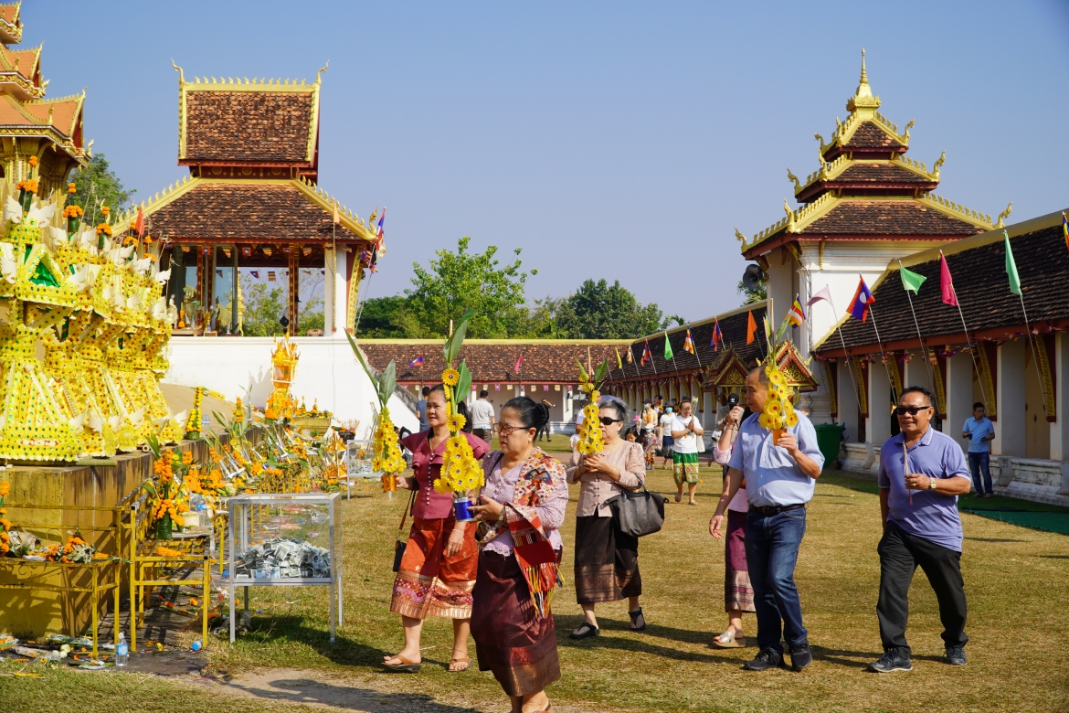 Lễ hội Thatluang có ý nghĩa đặc biệt quan trọng trong đời sống tâm linh của người Lào.