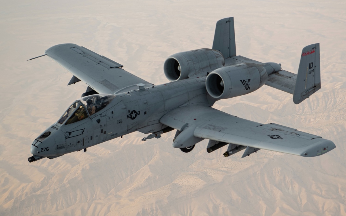 Máy bay cường kích A-10 Warthog. Ảnh: Không quân Mỹ.