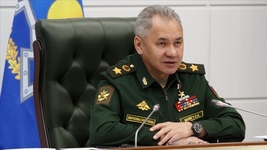 Bộ trưởng Quốc phòng Nga Sergei Shoigu. Ảnh: Anadolu