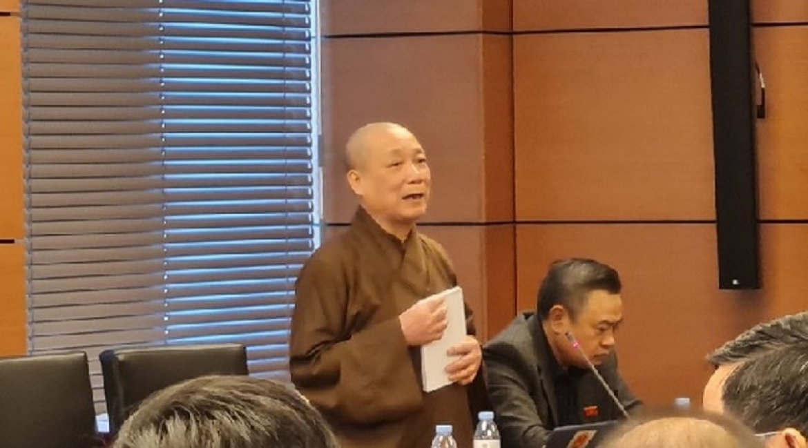 Hòa thượng Thích Bảo Nghiêm (Đại biểu Quốc hội TP Hà Nội).