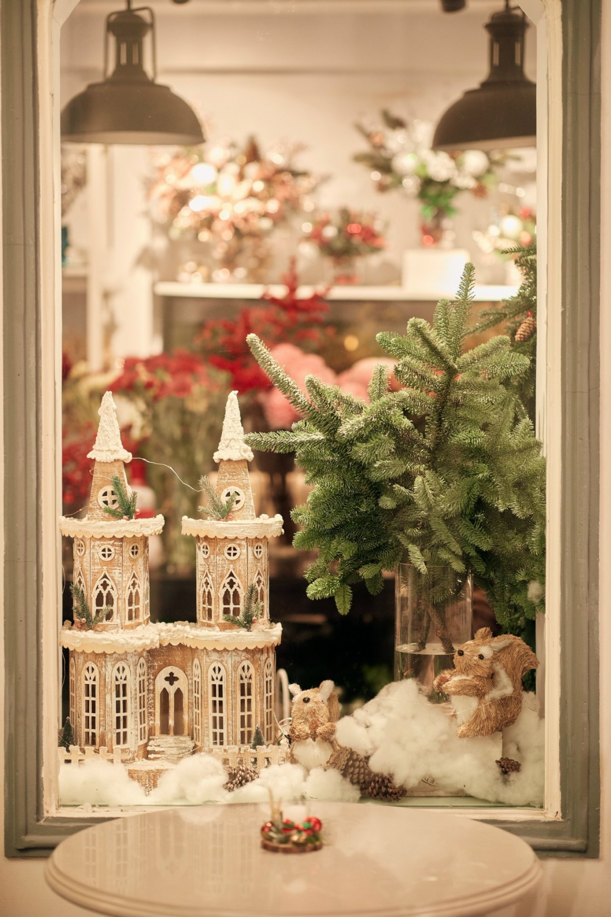 Các loại thực vật thuộc họ cây thường xanh (evergreen plant), ví dụ như cây thông, dây thường xuân, bùi (đông thanh) hay tầm gửi… thường được chọn để trang trí vào dịp Giáng Sinh bởi sắc xanh của chúng không bao giờ thay đổi. Màu xanh lá được coi là như lời hứa về sự sống vĩnh cửu và mùa xuân tốt đẹp sắp tới.