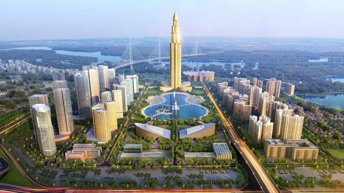 Phối cảnh Thành phố thông minh Bắc Hà Nội.