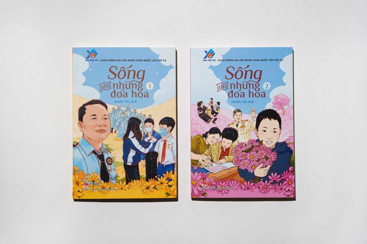 “Sống như những đóa hoa” là 2 tập bút kí khắc họa chân dung 25 nhân vật người thật việc thật, truyền cảm hứng sống.