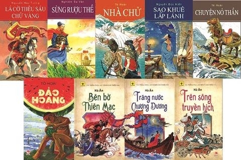 Một số tác phẩm văn học đề tài lịch sử của các tác giả tên tuổi - Ảnh: Tạp chí Văn nghệ quân đội