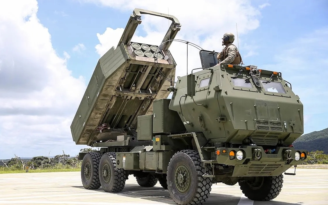 Tổ hợp HIMARS. Ảnh: Thủy quân lục chiến Mỹ.
