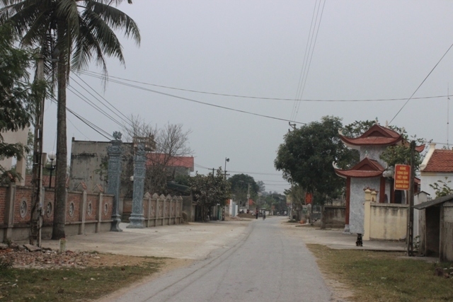 Làng Đồn Điền ngày nay. Ảnh: Dân trí