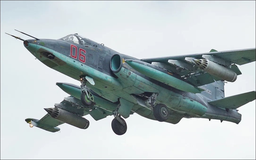 Cường kích Su-25. Ảnh: The Aviationist.
