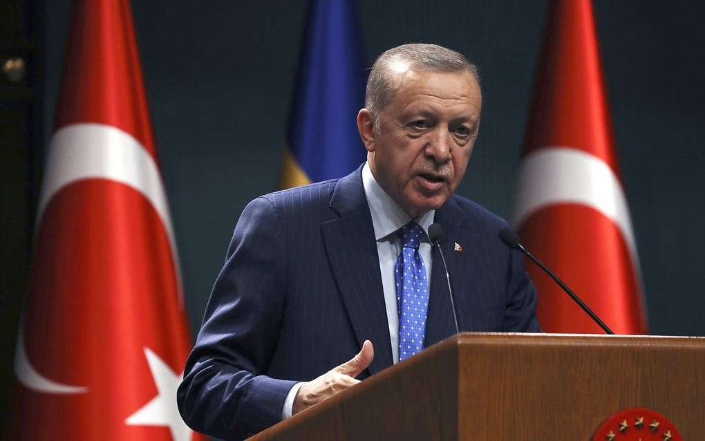 Tổng thống Thổ Nhĩ Kỳ Erdogan. Ảnh: AP.