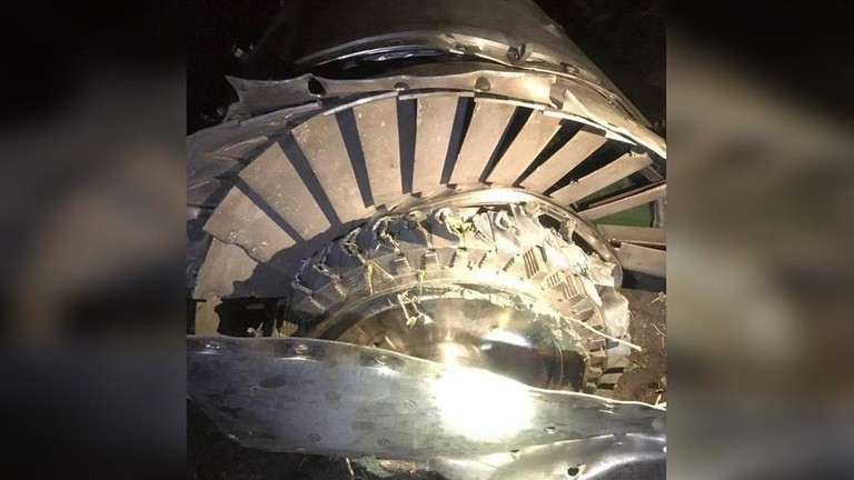 Xác một UAV được tìm thấy ở khu vực Adygea. Ảnh: Telegram.