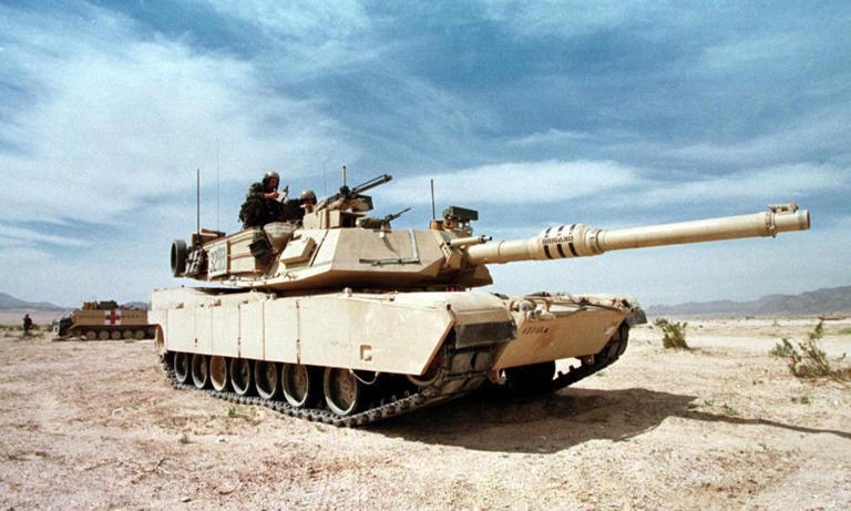 Xe tăng M-1A1 Abrams. Ảnh: Getty